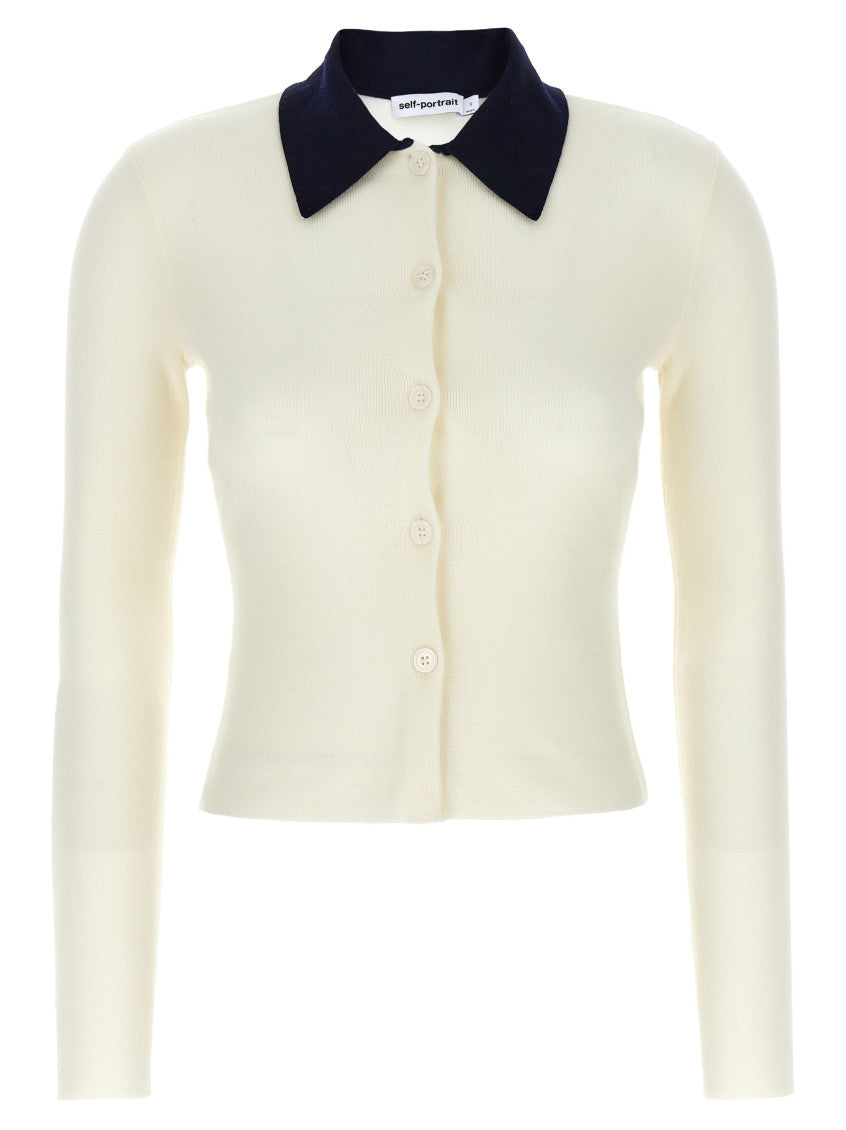 White 'Cream Wool Cardigan 1