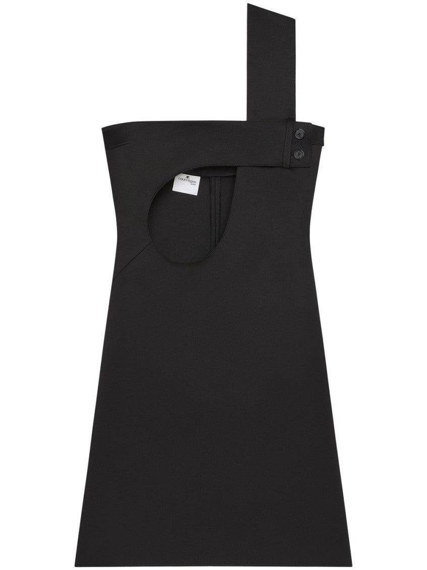 Black Cut-out Mini Dress 1