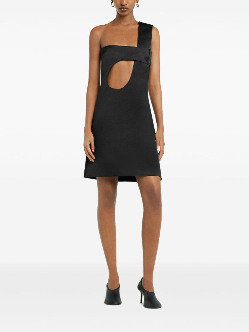 Black Cut-out Mini Dress 2