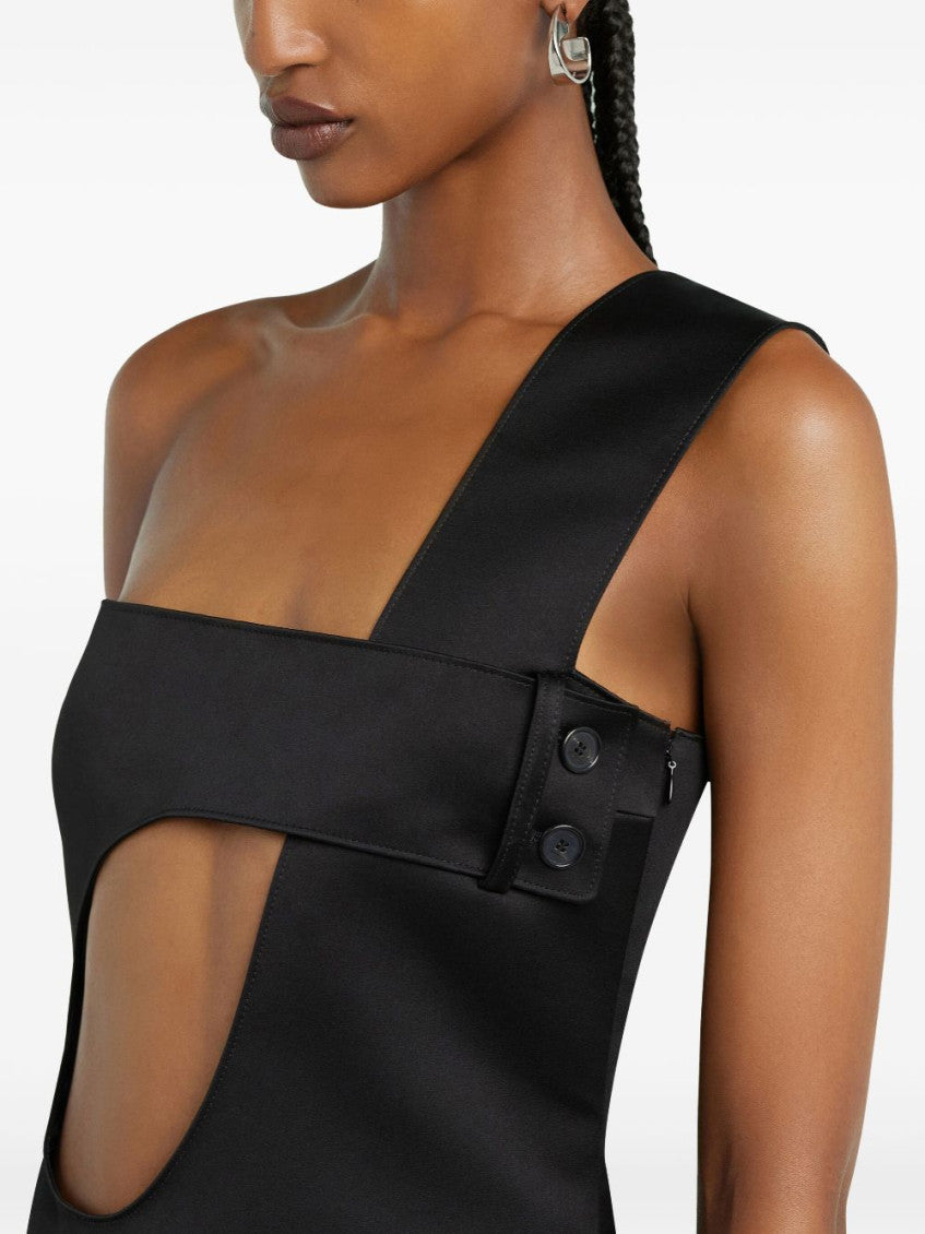 Black Cut-out Mini Dress 5