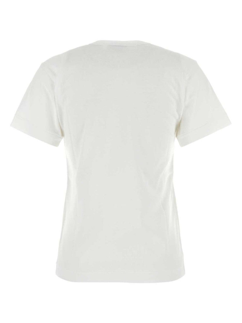 White Logo cotton t-shirt 2