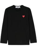 Black Logo cotton t-shirt 1