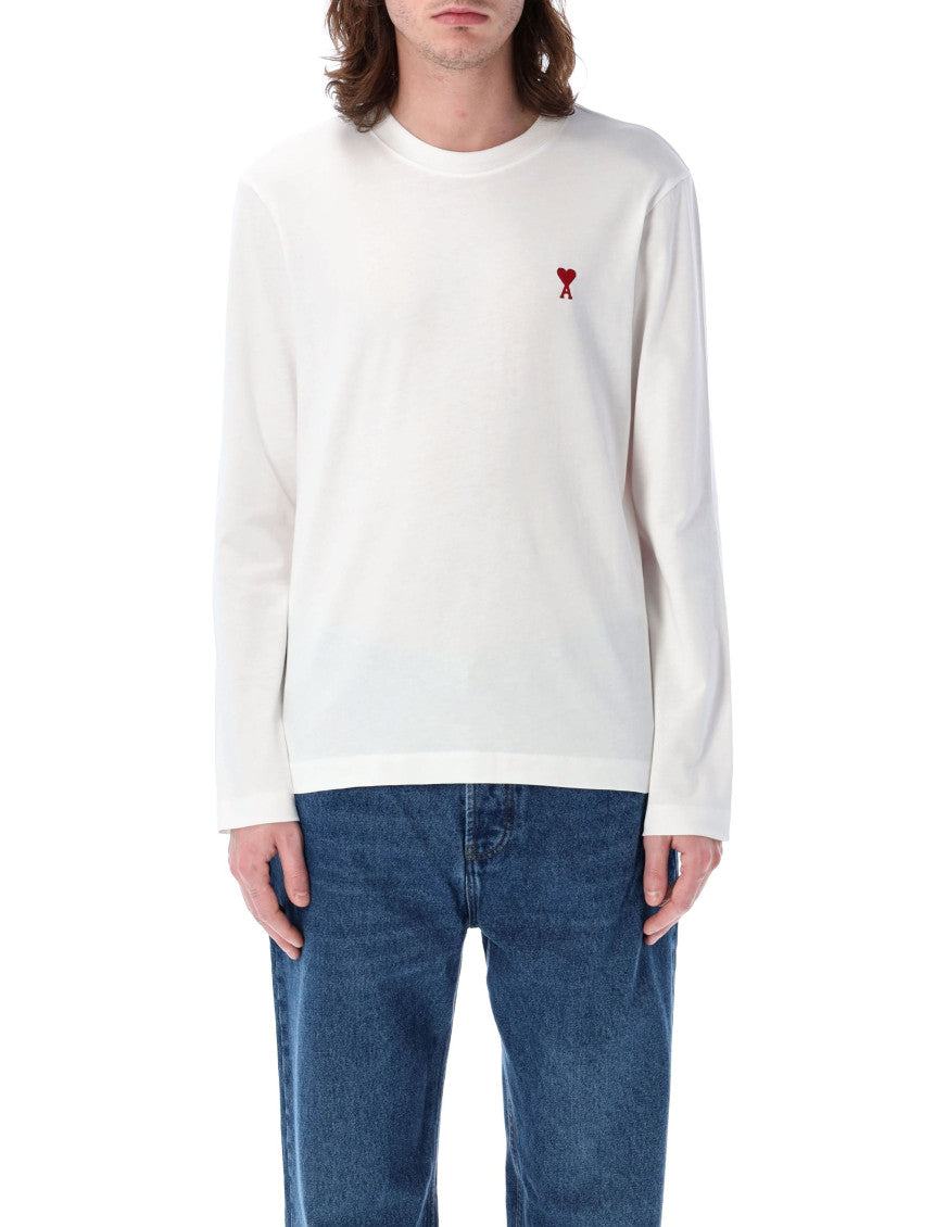 White Long Sleeves Logo T-Shirt 1