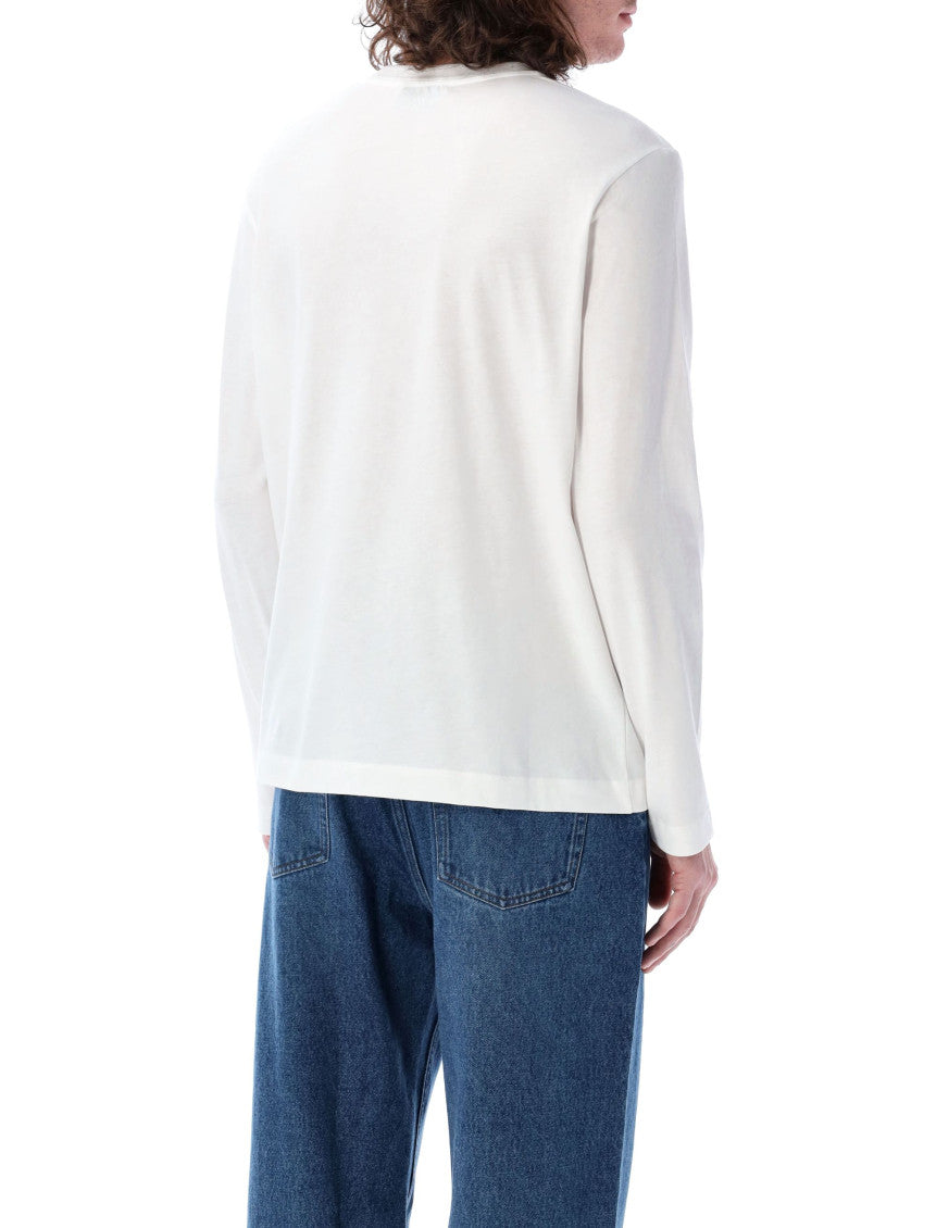 White Long Sleeves Logo T-Shirt 2