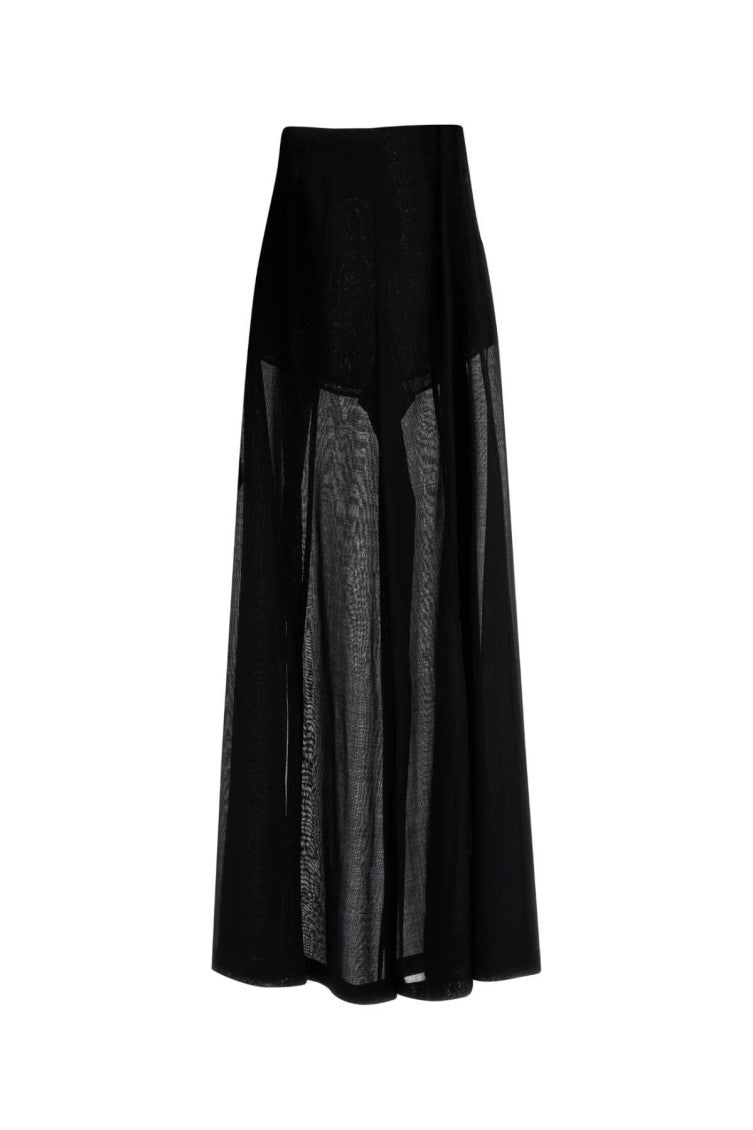 Black Voile slits pants 2