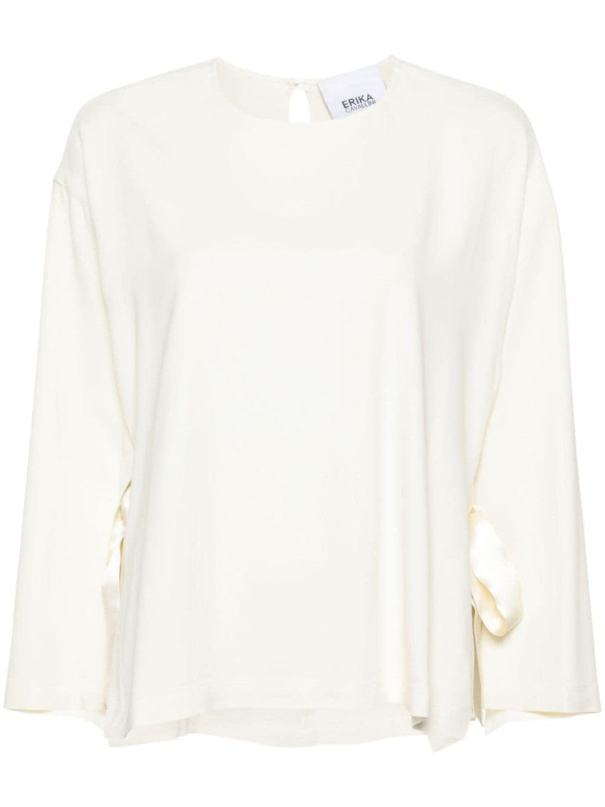 White Cady Texture Blouse 1