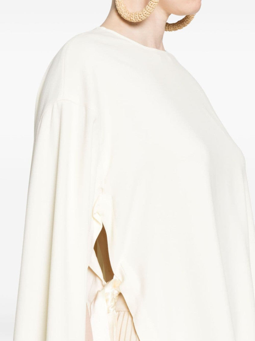 White Cady Texture Blouse 2