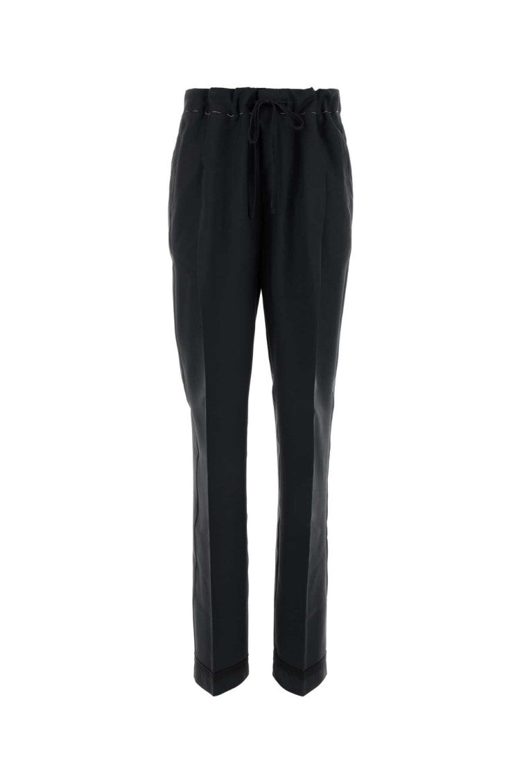 Navy Blue Mohair trousers 1