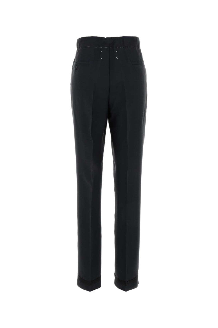 Navy Blue Mohair trousers 2