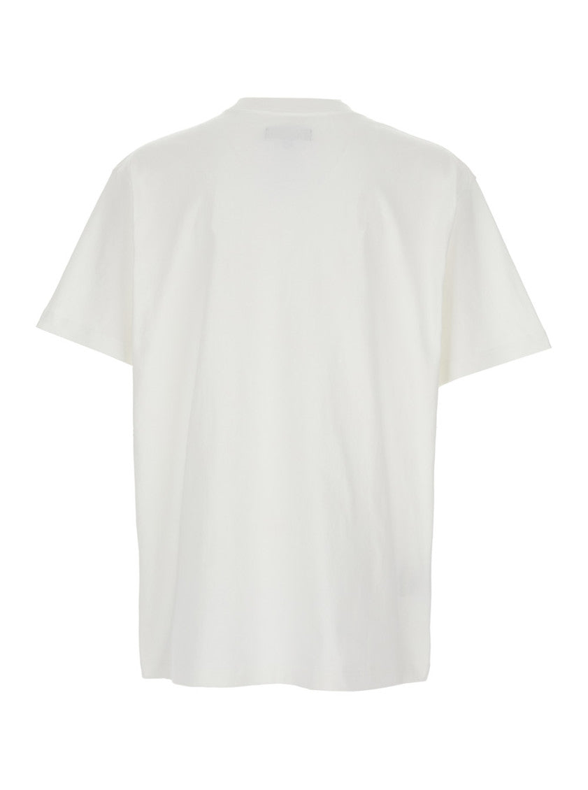 White Crew Neck T-Shirt 2