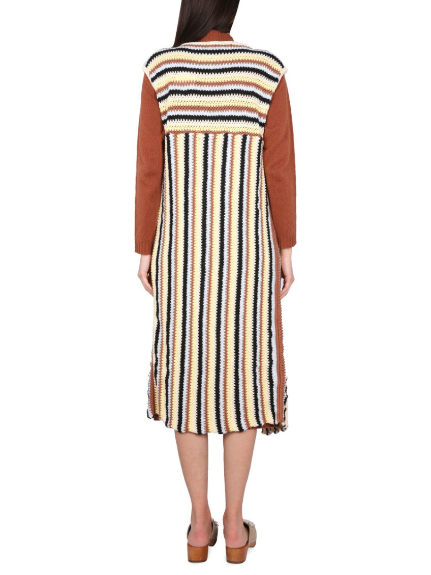 Multicolor Stripes None Sweater 2