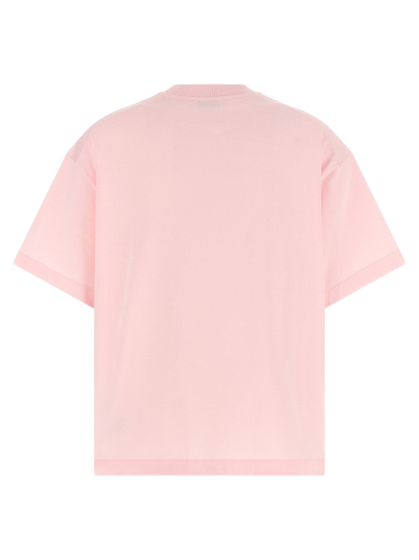 Pink Logo Crew Neck T-Shirt 2