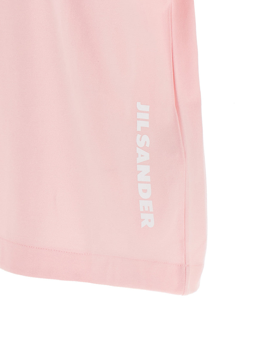 Pink Logo Crew Neck T-Shirt 4
