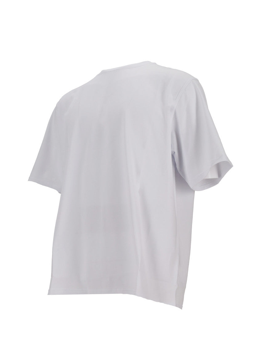 White Crew Neck T-Shirt 2