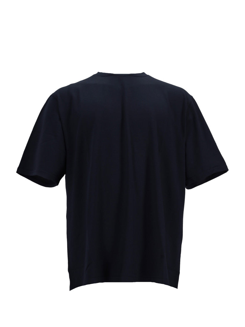 Navy Blue Solid T-Shirt 1