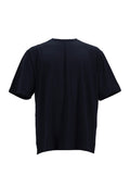 Navy Blue Solid T-Shirt 1