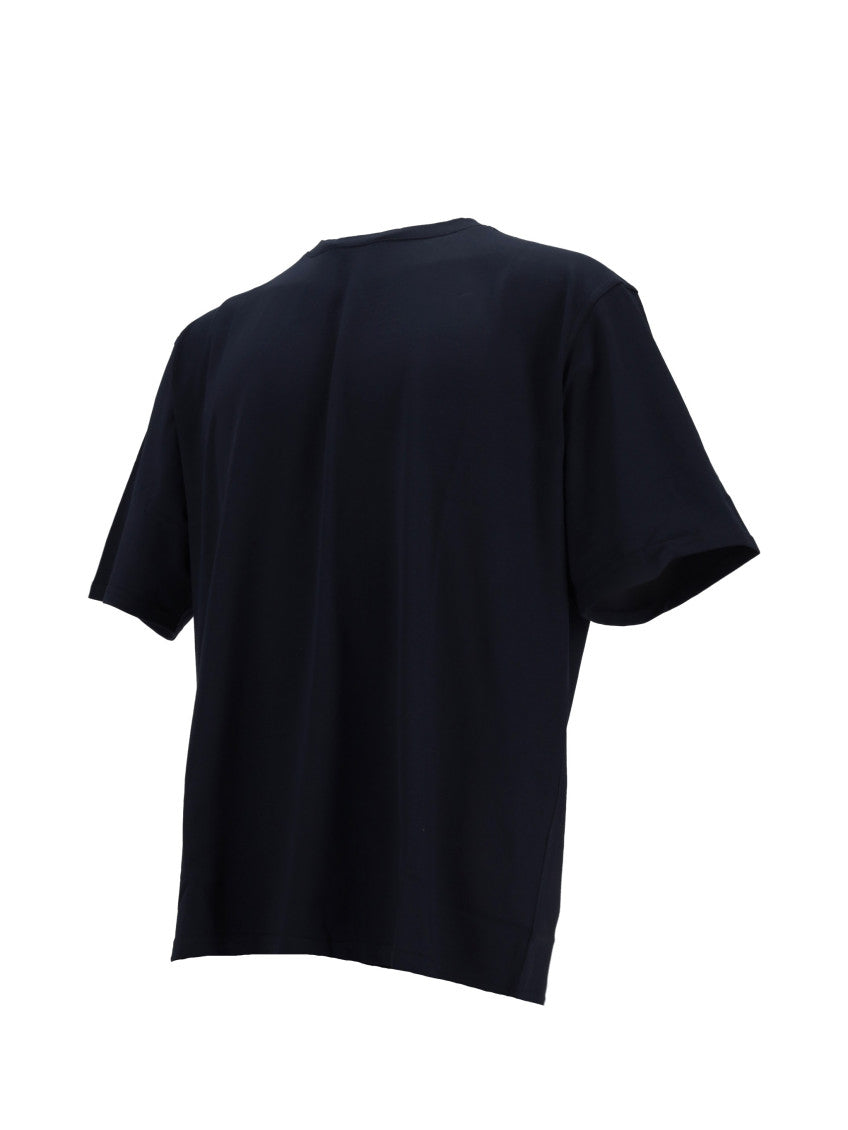 Navy Blue Solid T-Shirt 3