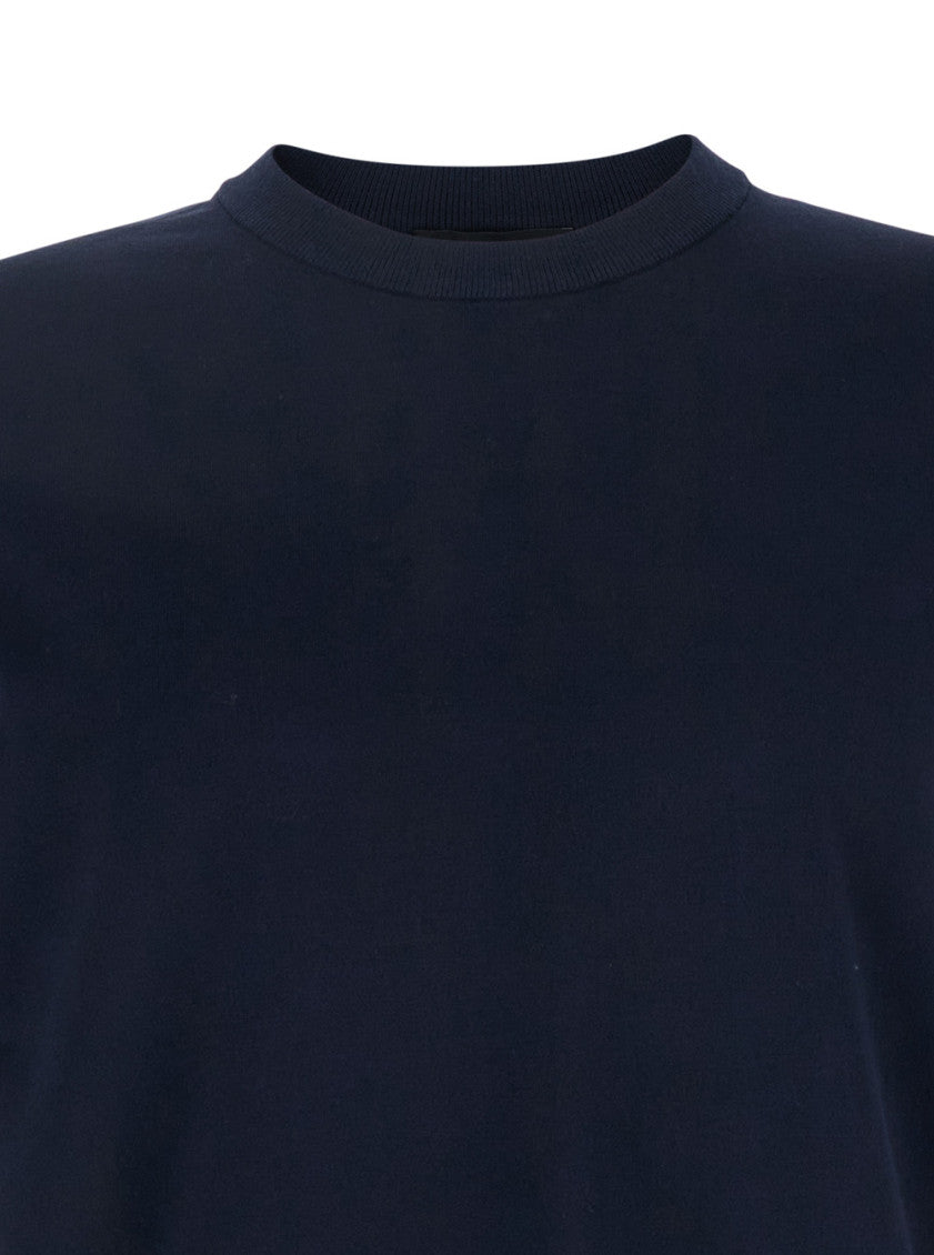 Navy Blue Solid T-Shirt 3