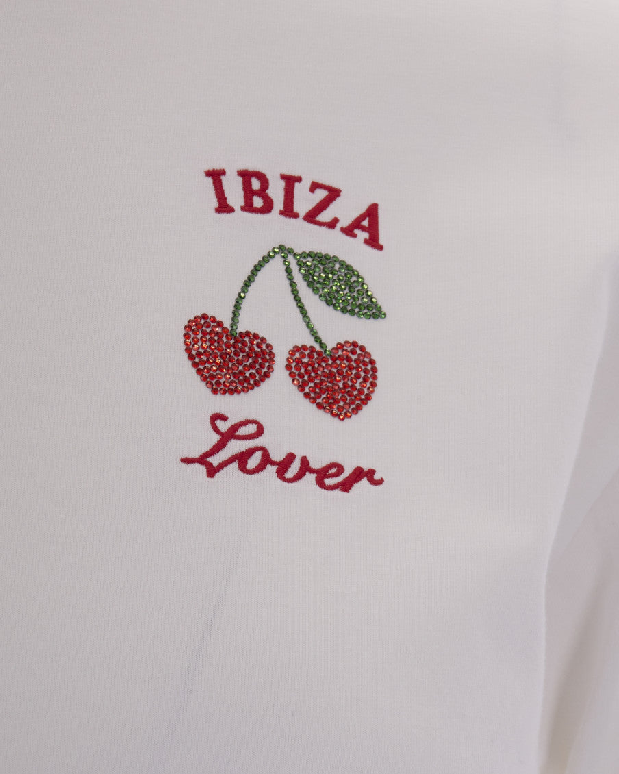 White Graphic Crew Neck T-Shirt 3