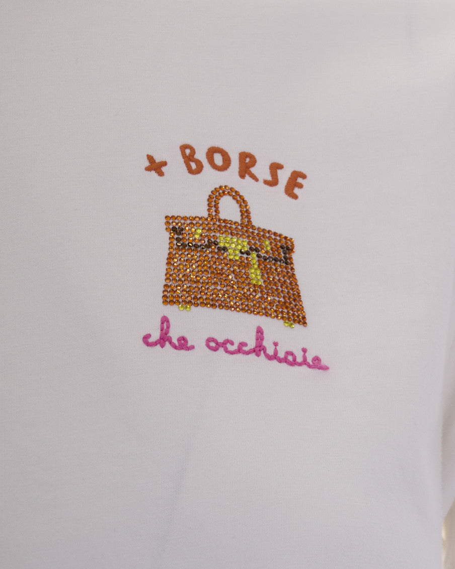 White Graphic Crew Neck T-Shirt 3