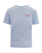 Blue Graphic Crew Neck T-Shirt 1