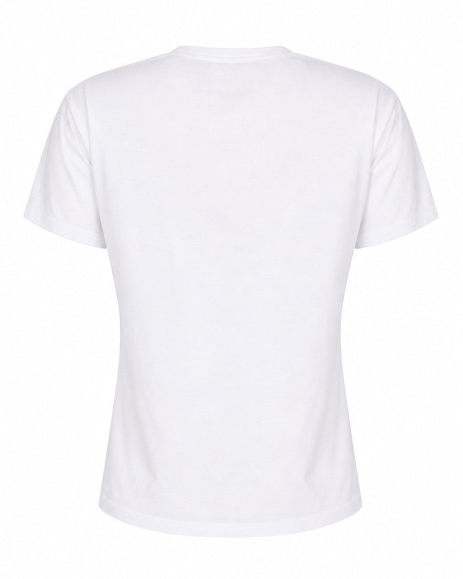 White Graphic Crew Neck T-Shirt 2