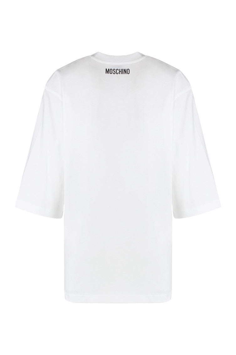 White Graphic Crew Neck T-Shirt 2