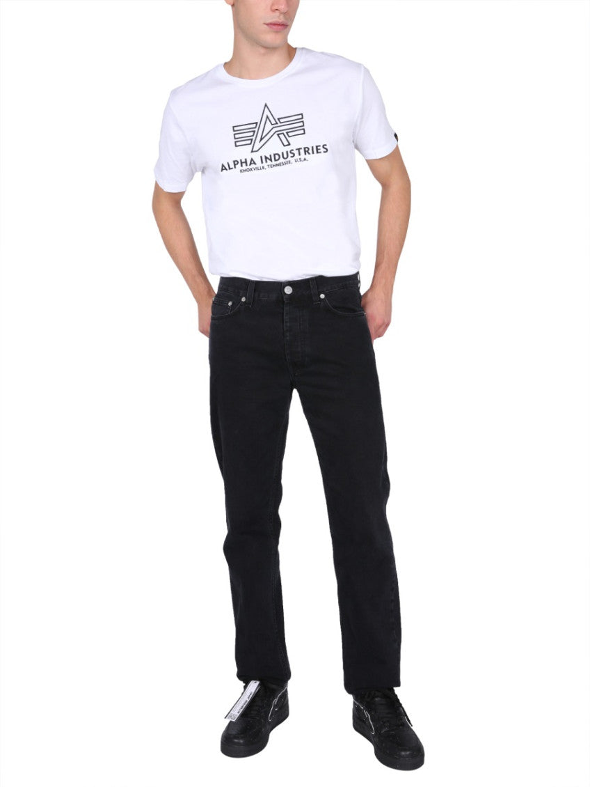 White Crew Neck T-Shirt 3