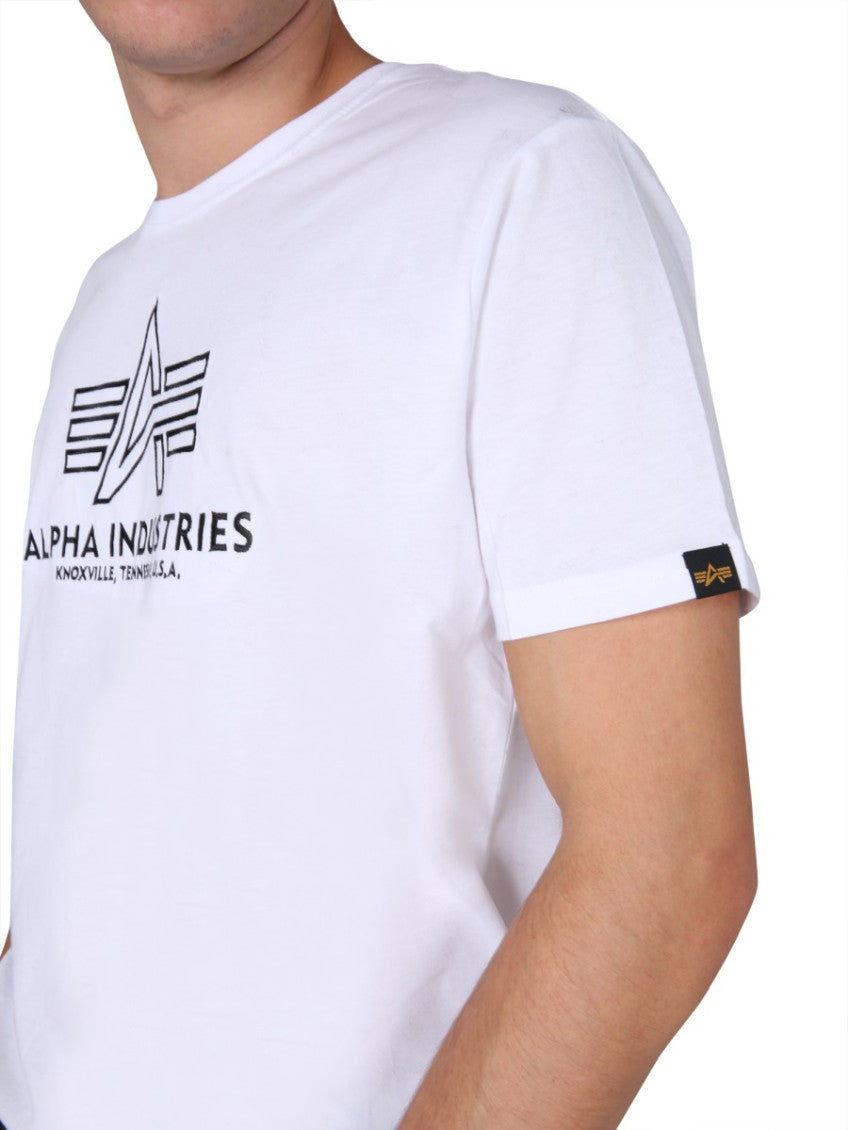 White Crew Neck T-Shirt 4
