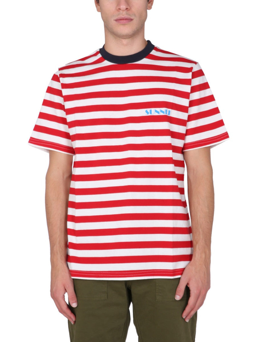 Red Crew Neck T-Shirt 1