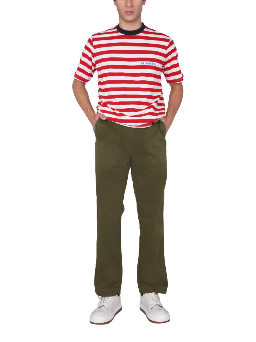 Red Crew Neck T-Shirt 3
