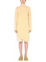 Yellow Knitted Turtle Neck Sweater 1