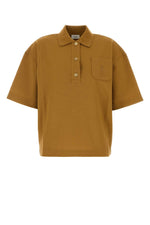 Yellow Logo Shirt Collar Polo 1