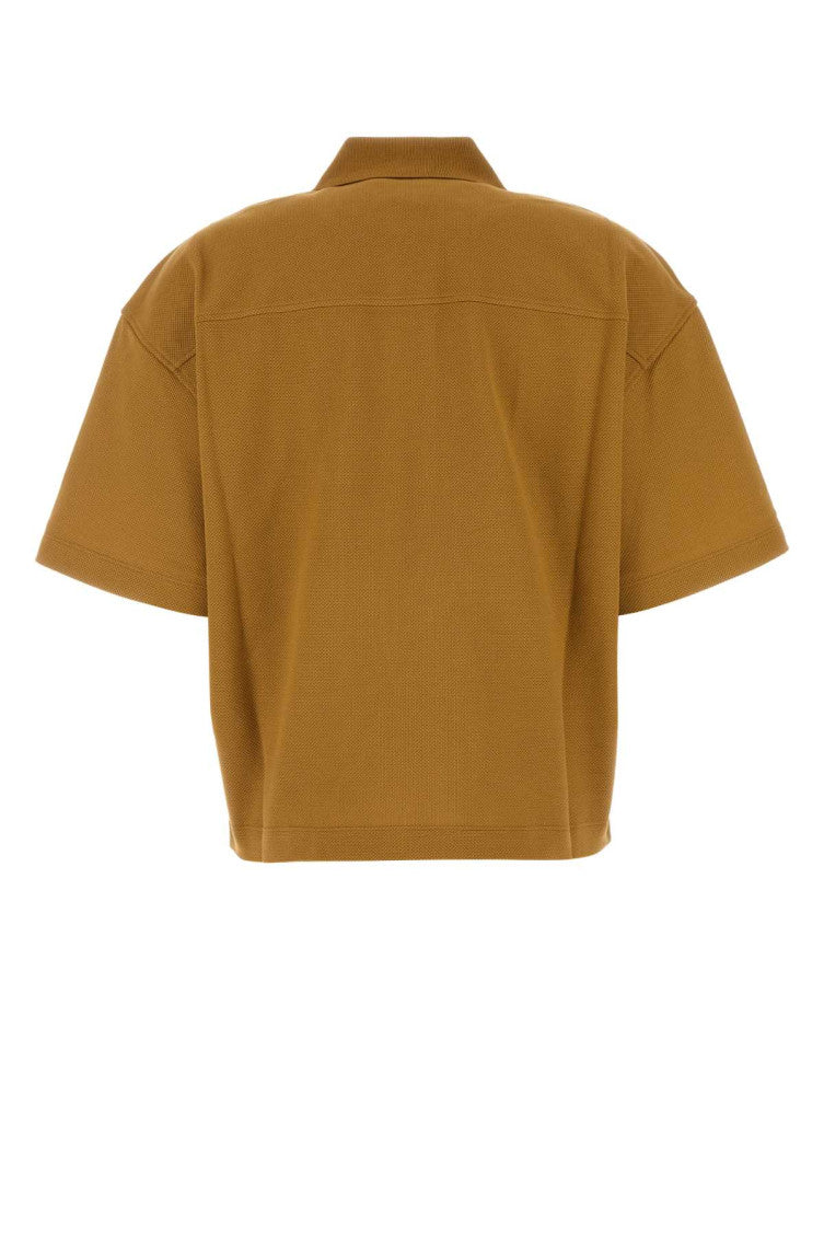 Yellow Logo Shirt Collar Polo 2