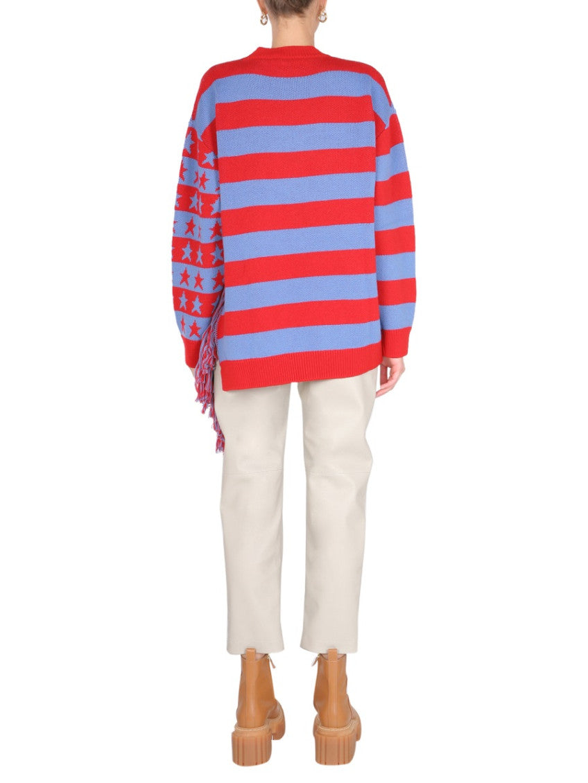 Multicolor Graphic Crew Neck Sweater 2