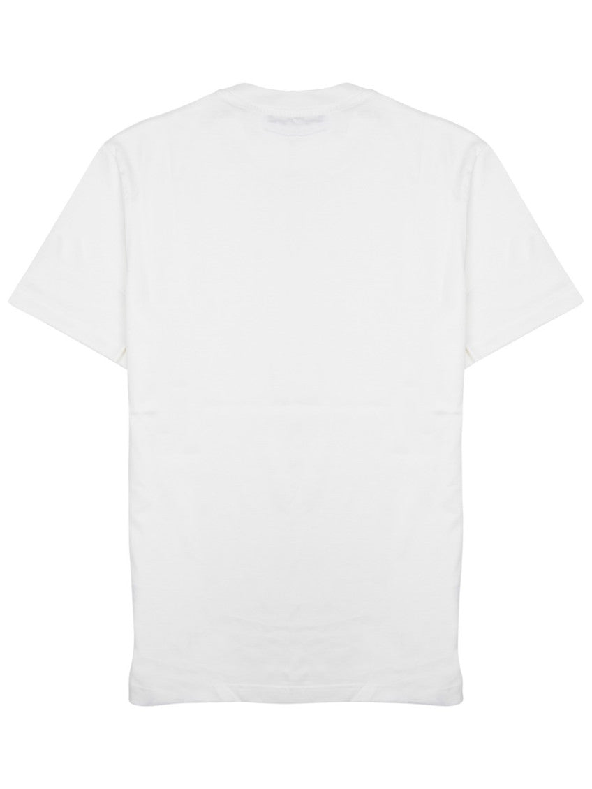 White Crew Neck T-Shirt 2
