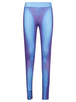 Blue Polyester Printed Activewear 1