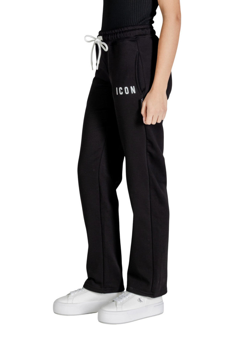 Black Cotton Logo Activewear 3