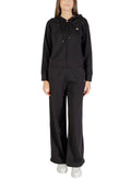Black Cotton Logo Tracksuit 1