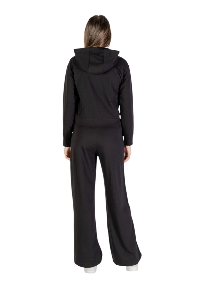 Black Cotton Logo Tracksuit 2