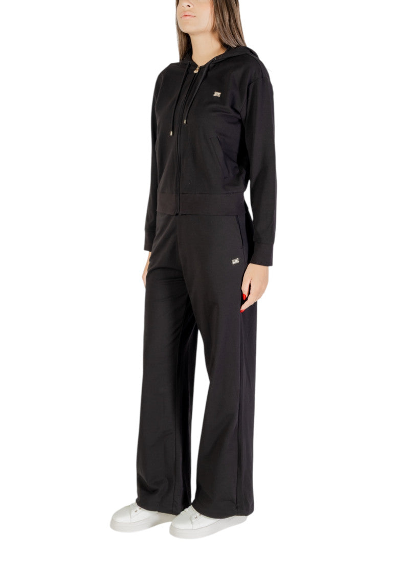 Black Cotton Logo Tracksuit 3