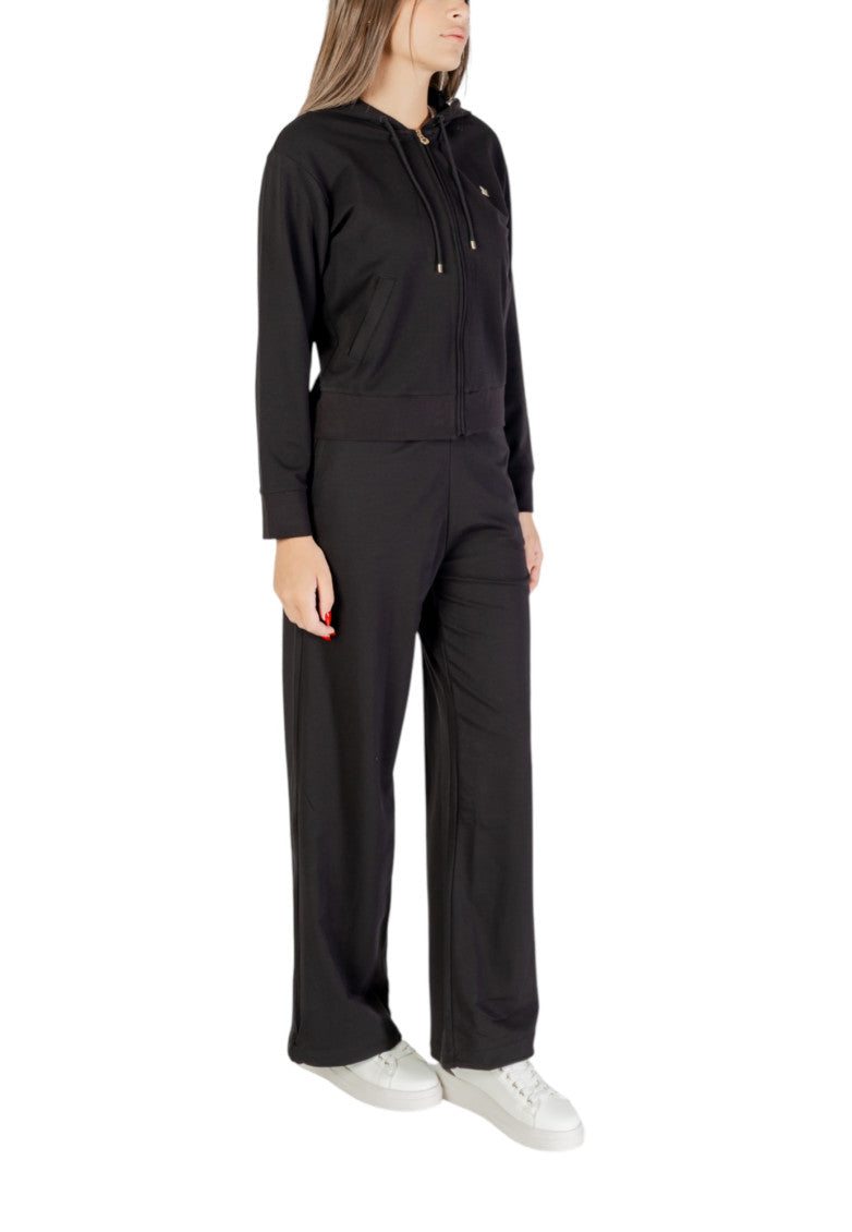Black Cotton Logo Tracksuit 4
