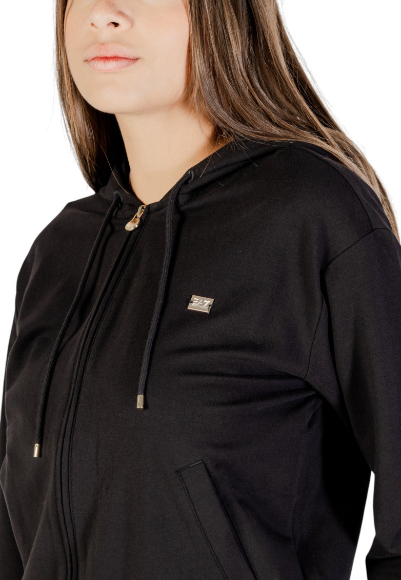 Black Cotton Logo Tracksuit 5