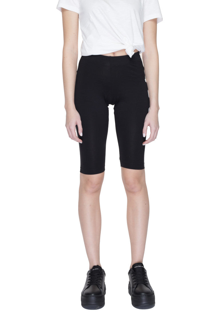 Black Cotton Solid Activewear 1