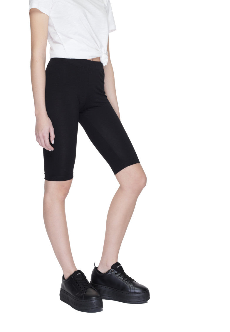 Black Cotton Solid Activewear 4