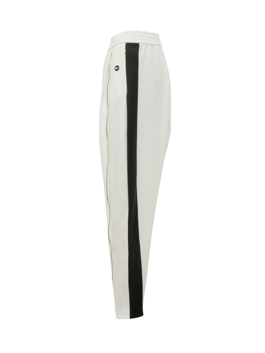 White Relaxed Drawstring Pants 3