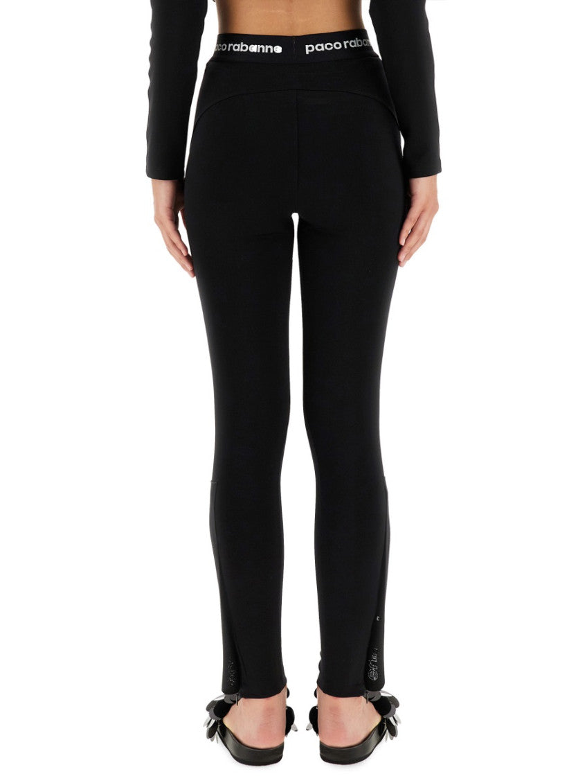 Black Polyamide Logo Activewear 4