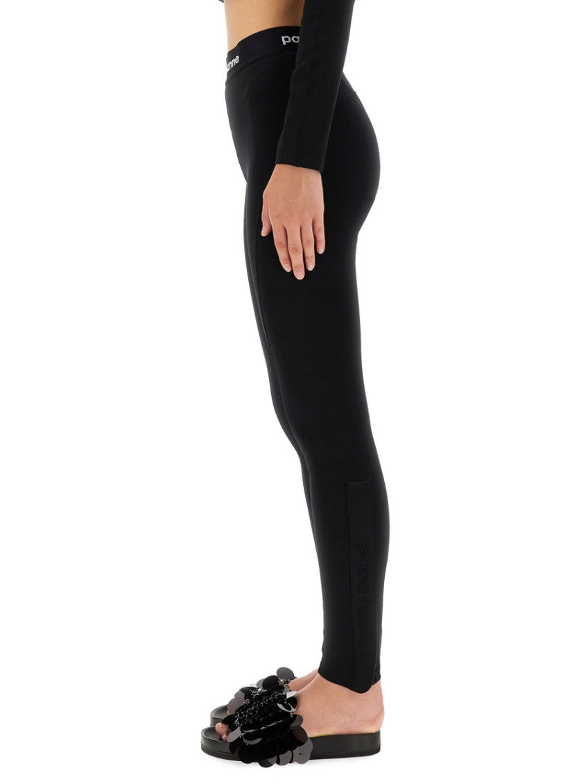 Black Polyamide Logo Activewear 5
