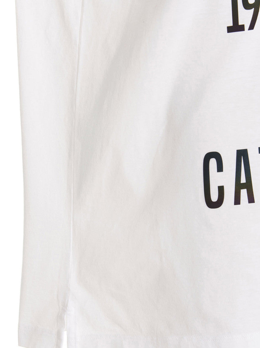 White Crew Neck T-Shirt 4