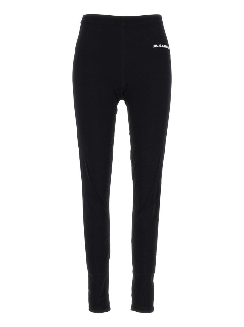 Black Polyamide Logo Activewear 1